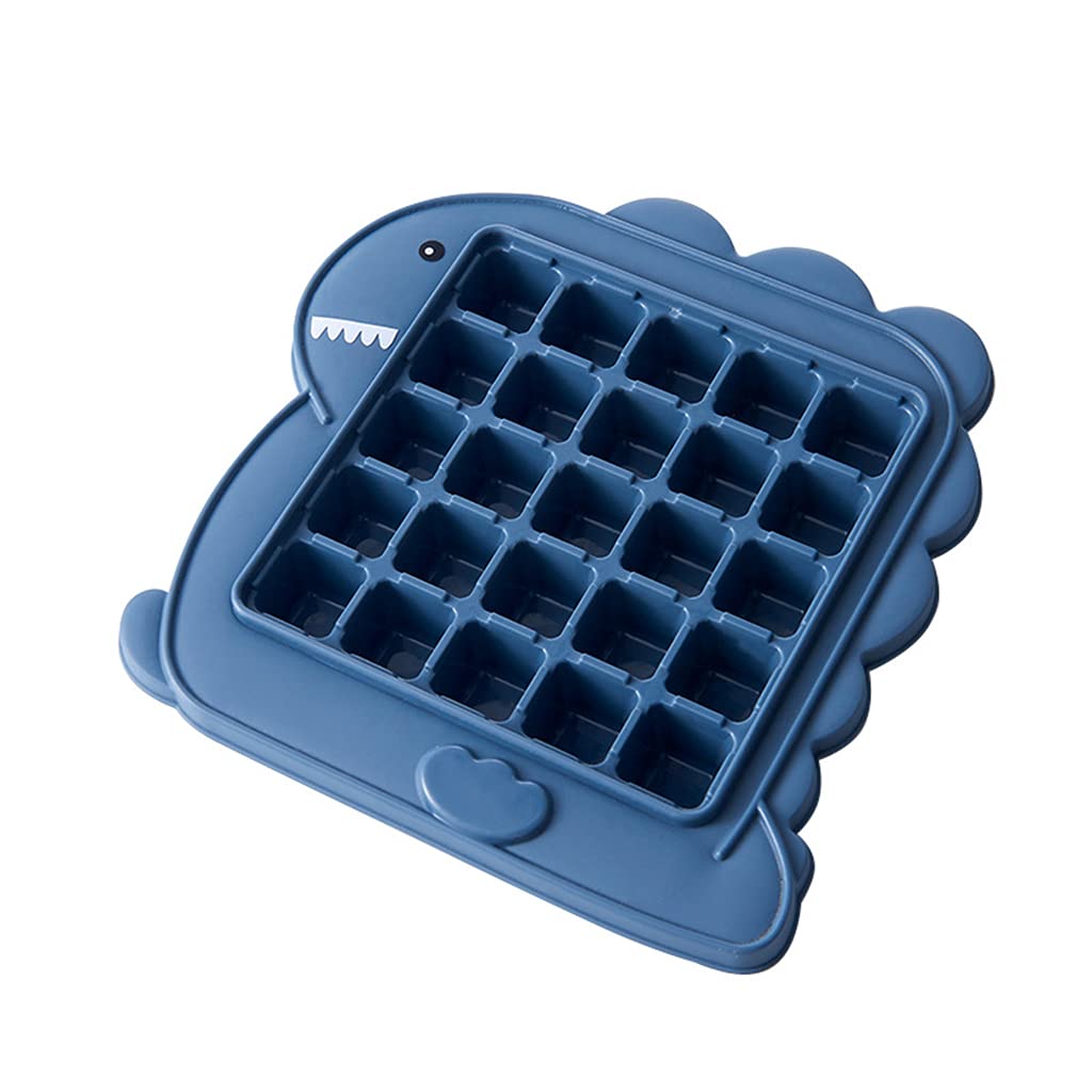 MALSSE Creative Animal Shape Homemade 25 Grid Ice Molds Ice Tray Maker to Make Cube Grinding Tools Cartoon Cute Cube Tray Trays for Freezer Pp Free Easy Release