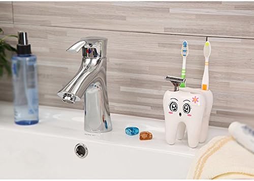 Miniatura 2 de Lindo Dibujos Animados 4 Agujero Cepillo De Dientes Soporte Soporte Estante Baño Dientes Para Niños