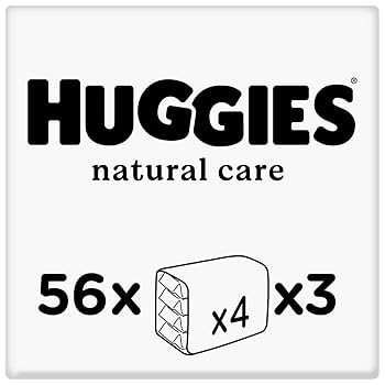 Three Packs Of 64 Wipes Huggies Natural Care Baby Wipes With Aloe And