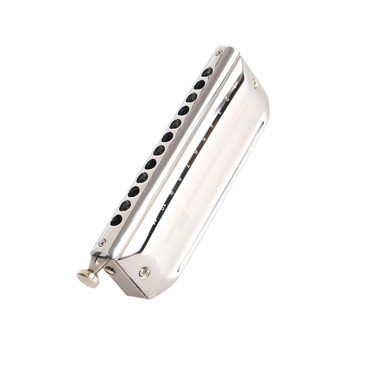 Armonica Blues Armonica a bocca cromatica a 12 fori | Armonica cromatica a 12 fori con griglia in titanio, prestazioni professionali, principianti e adulti