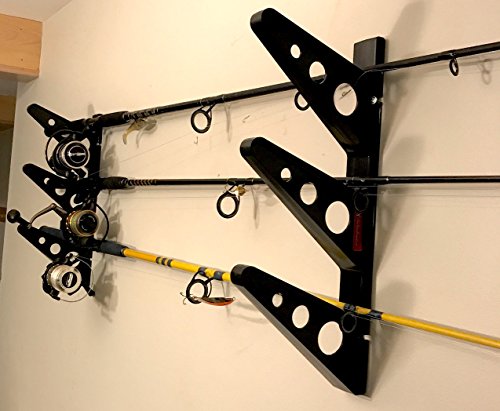 Storeyourboard Fishing Rod Storage, The Fishing Rod Rack, Wall Mounted Hanging Garage Organizer Hooks #TOP3
