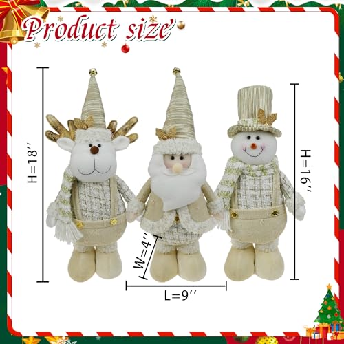 DearSun-Set-of-3-18-H-Standing-Christmas-Figures-Soft-Stuffed-Santa-Snowman-and-Deer-Tabletop-Decor-for-Xmas-Holiday-Party-Decor-Style-B DearSun Set of 3 18 H Standing Christmas Figures Soft Stuffed Santa Snowman and Deer Tabletop Decor for Xmas Holiday Party Decor Style B