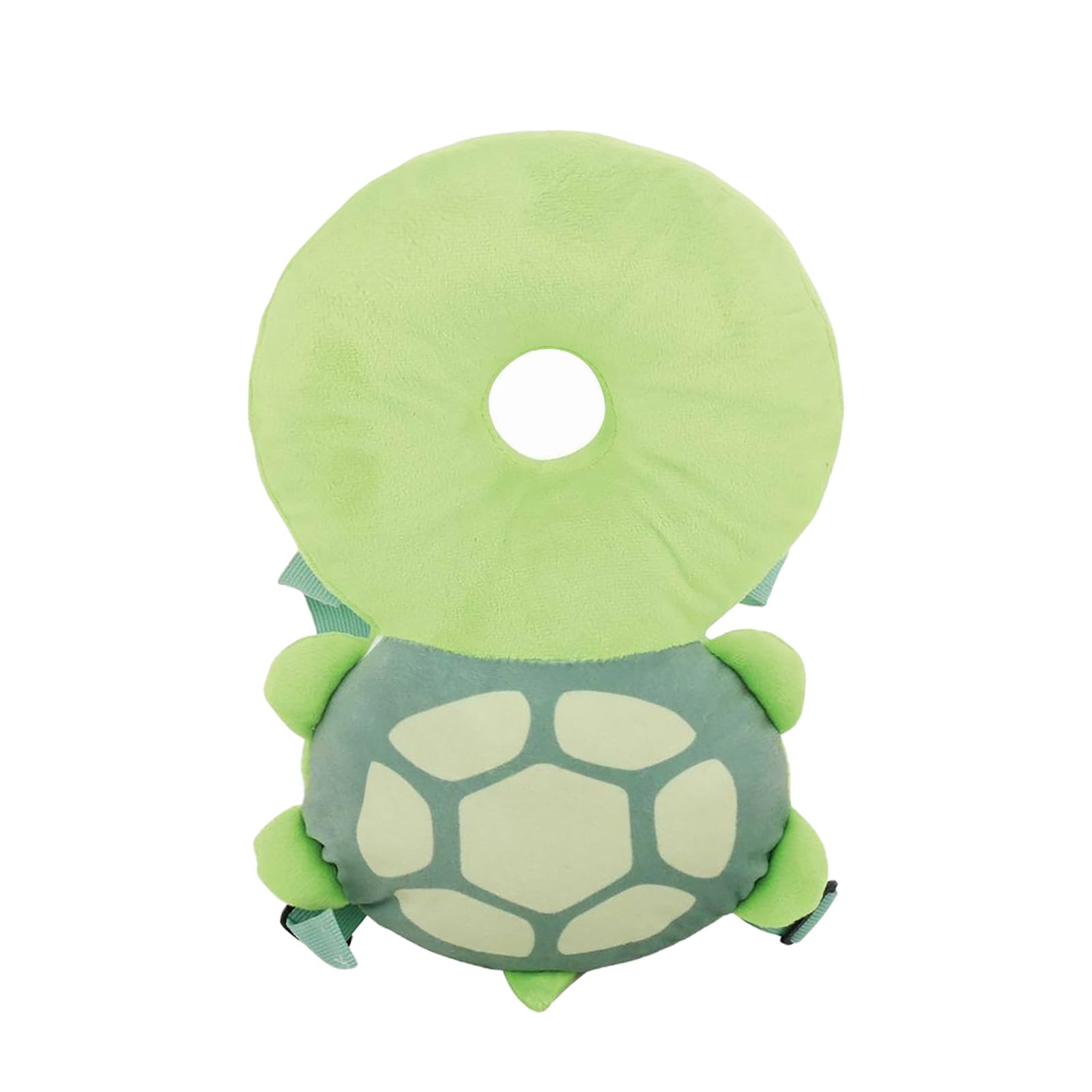 DAMATCH Baby Fall Back Head Protector,Adjustable & Soft & Comfortable,Head Protection Pillow for Toddler Walker,Cute Cartoon Design for Safety Baby Learning Walking Crawling (Tortoise)