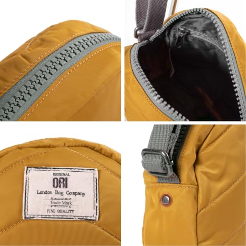 Image of ORI LONDON Crossbody Bag - Nylon Crossbody Bags for Women & Men with Chunky Zippers - The Paddington