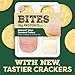 Oscar Mayer Bites Natural Slow-Roasted Turkey, White Cheddar & Cracker Trio Lunch Kit, 1 Tray, for Easy Lunch and On-the-Go Snacking, 16g Protein Snacks, 3.3 oz