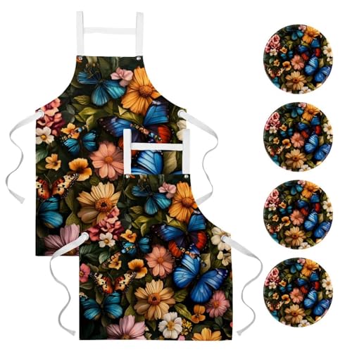 Tablier de cuisine anti-tache pour nettoyage ménager et cuisine