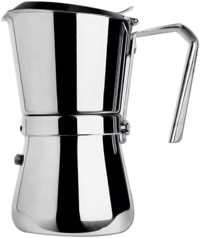 Giannini 103i Espresso Maker for 6/3 Cup – Induction Silver