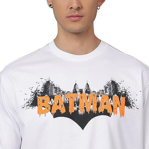 Image of Free Authority Minecraft Printed Loose Fit Grey Cotton Men's T-Shirt