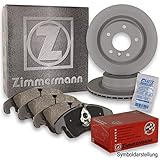 Schneller Versand ZIMMERMANN FORMULA Z COAT Z Sport Bremsscheiben Ø400mm gelocht + Zimmermann Bremsbeläge + Warnkotntakt Set vorne für A6 C7 A8 4H 3.0 TDI quattro 3.0 TFSI quattro + A7 S7 quattro 4G 3.0 TDI quattro
