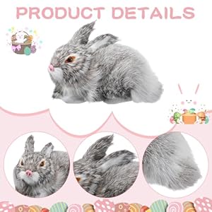 4packminibunnyrealisticcuteplushrabbitsfurlifelikeanimalsimulationstuffedtoymodeleastergiftboygirlkidspartydecorforeasterbirthdayhome Urban Country Home Decor 4 pack mini bunny realistic cute plush rabbits fur lifelike animal simulation stuffed toy model easter gift boy girl kids party decor for easter birthday home urban country home decor