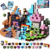Goody King Magnetic Blocks-150 PCS Dark Swordsman's Forest Castle Set - Magnetic Building Toys for Montessori Birthday Gifts - STEM Sensory Toys for 3 4 5 6 7 8 9 10 Boys & Girls