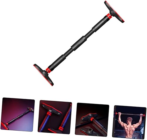 Miniatura 3 de Luxshiny Barra de dominadas para puerta, gimnasio en casa, entrenamiento de fuerza, equipo de fitness sin necesidad de perforación, capacidad de