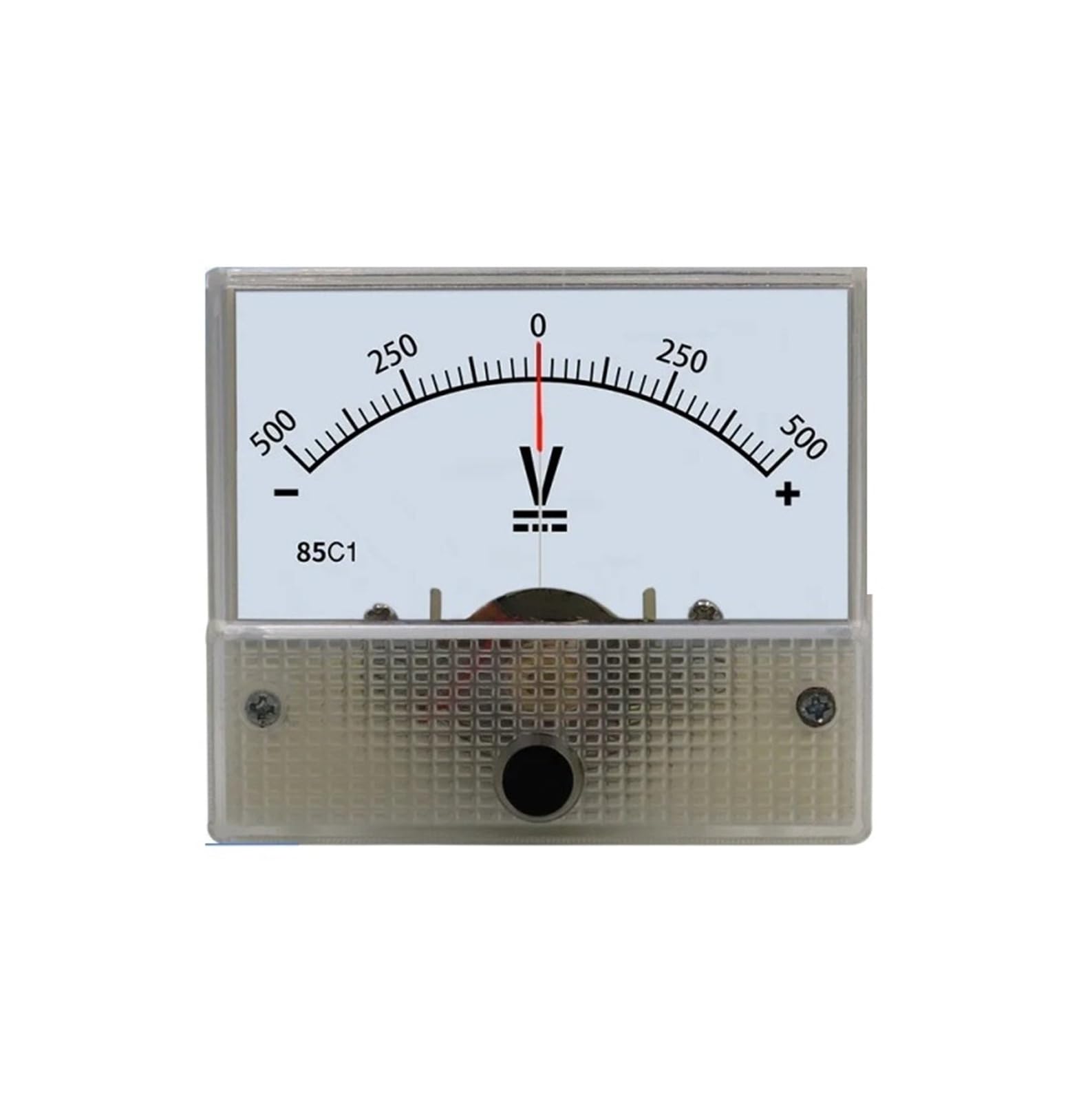 WCNGRFRNB Square pointer type DC AC Meter DC Instrument Positive And Negative Voltage Meter Bidirectional ± 85C1 1V2V3V5V10V15V20V30V50V100V200V500V(300V)