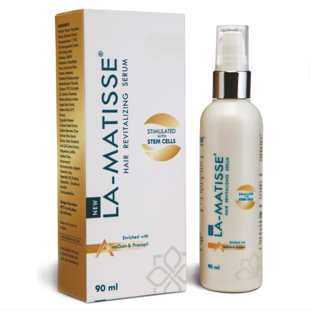 La-Matisse Hair Revitalizing Serum for Hair Growth – Reduces Hair Fall, Boosts Volume & Strength – Non-Greasy Hair Serum for Women & Men – With Biotin, Caffeine & Peptides – 50ml-image-19