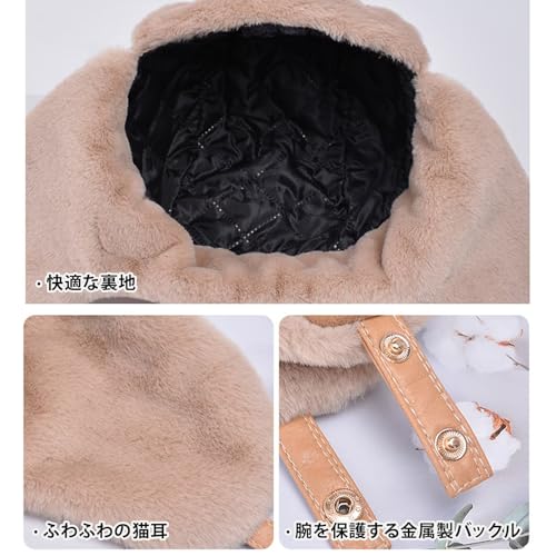 パイロットキャップ 冬 防寒防風 飛行帽 保温 トラッパーハット 裏起毛 耳あて付 フライトキャップ ロシア帽子 - 画像 3