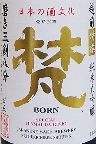 Amazon.co.jp: 加藤吉平商店 梵・特選 純米大吟醸1800ml : 食品・飲料