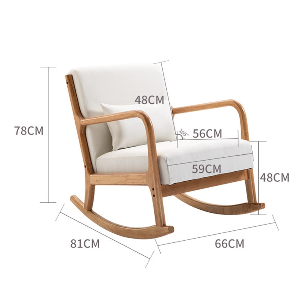 Amazon｜座椅子、ロッキングチェア、屋内用クッション付き、シンプルな