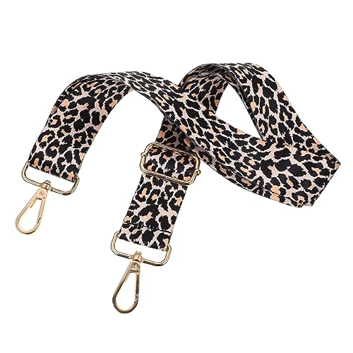 2pezzi Tracolla Regolabile Per Borse Stile Leopardato Cinghia Per Donna Accessorio Versatile Per Viaggio Shopping e Leggera e Comoda