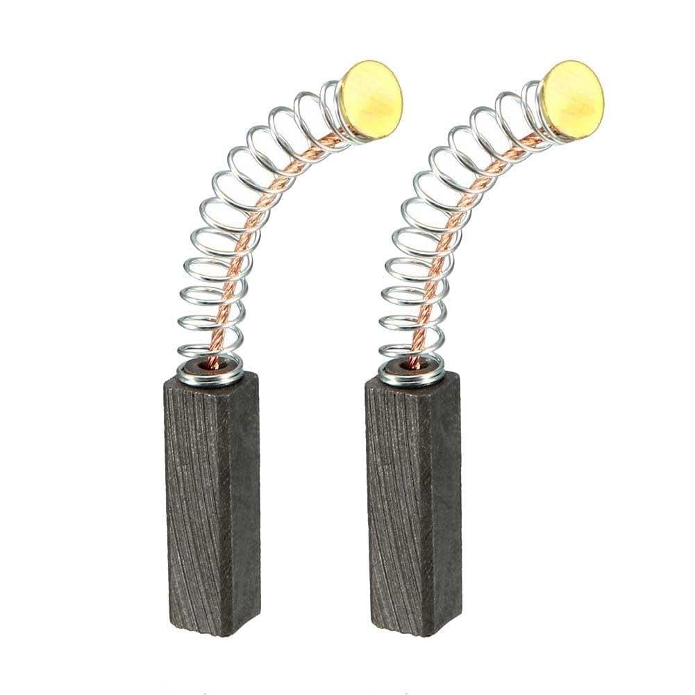 2 Pezzi Spazzole Di Carbonio 20x6x6mm con Molla Motori Elettrici Smerigliatrici Angolari Seghe Circolari