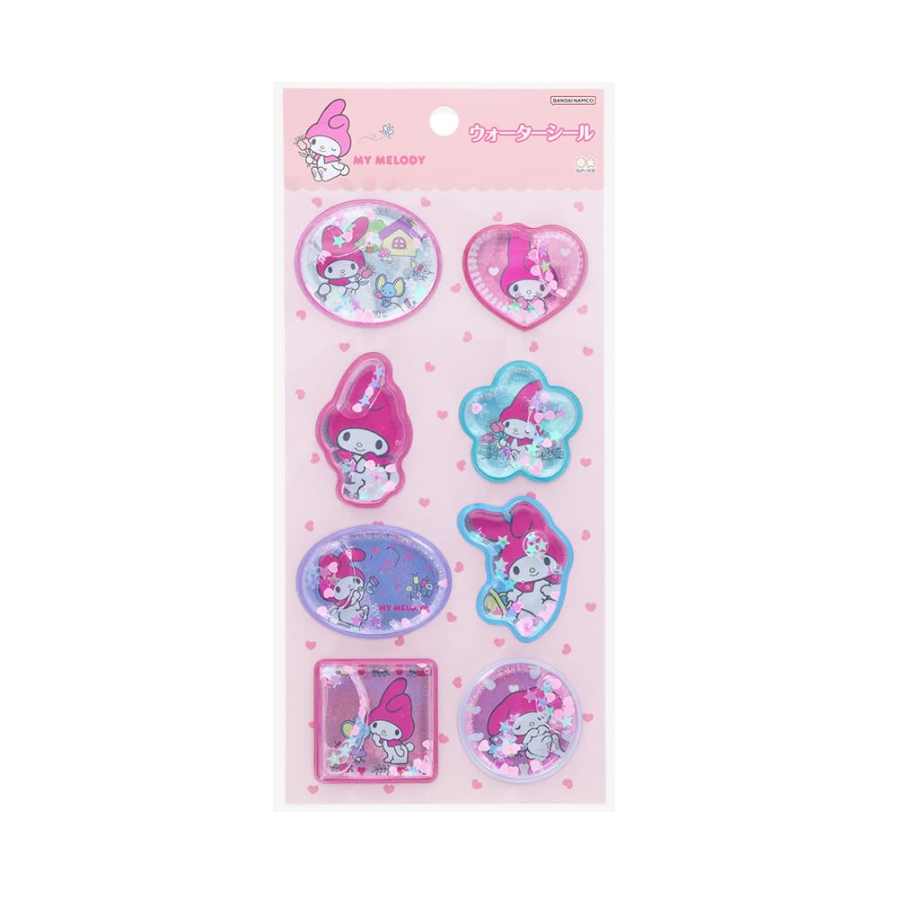 Amazon | サンスター文具 サンリオキャラクター シール ウォーター