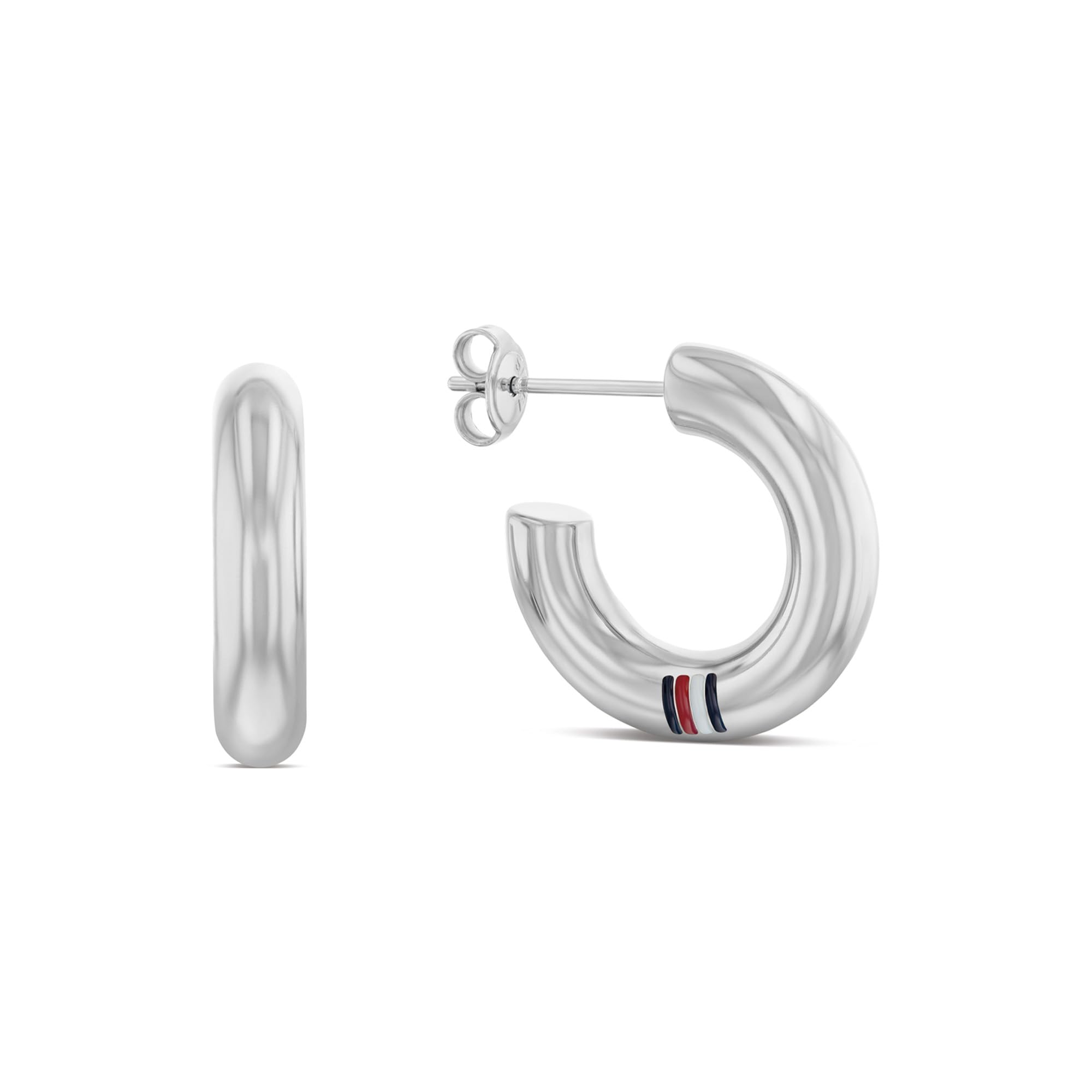 Tommy Hilfiger 2780948 Ladies Stainless Steel Hoop Earrings Jewellery