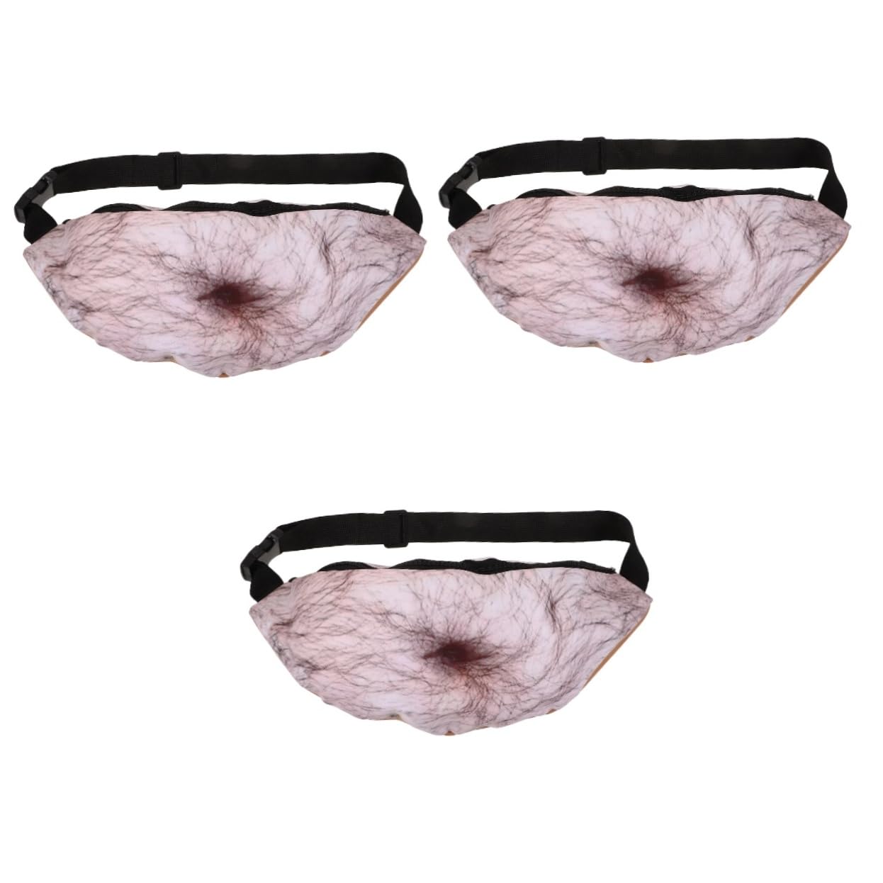 BESPORTBLE Lot De 3 Banane Tendance pour Femmes Pochette Cachée Banane De Voyage pour Femmes Et Hommes Ceinture Sécurisé Pochette Antivol pour