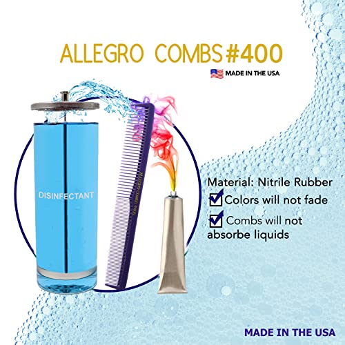 Set de 12 Peines Allegro Combs 400 Morado miniatura 6