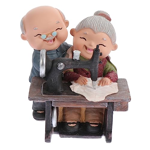 GLEAVI 1Pieza Figurilla de Amorosa Resina para Decoración Romántico para San Valentín Adorno para Padres para Embellecer Habitación