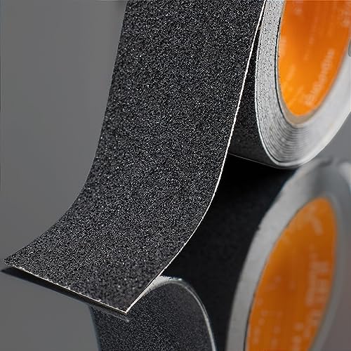 Fita Antiderrapante Autoadesiva Segurança Lixa Escada 5 Mts X 50mm (Preto)