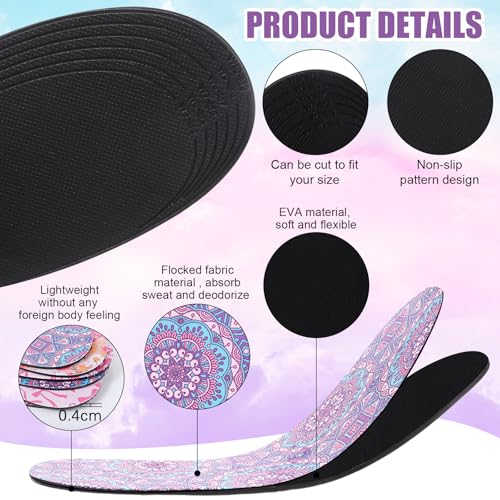 3 pares de plantillas invisibles para zapatos lavables miniatura 3