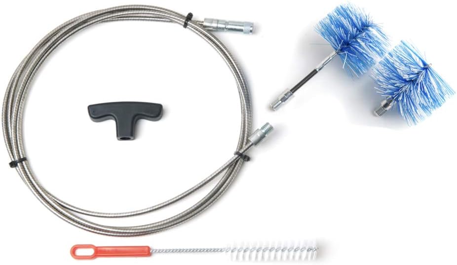 strumento di pulizia per stufa a pellet