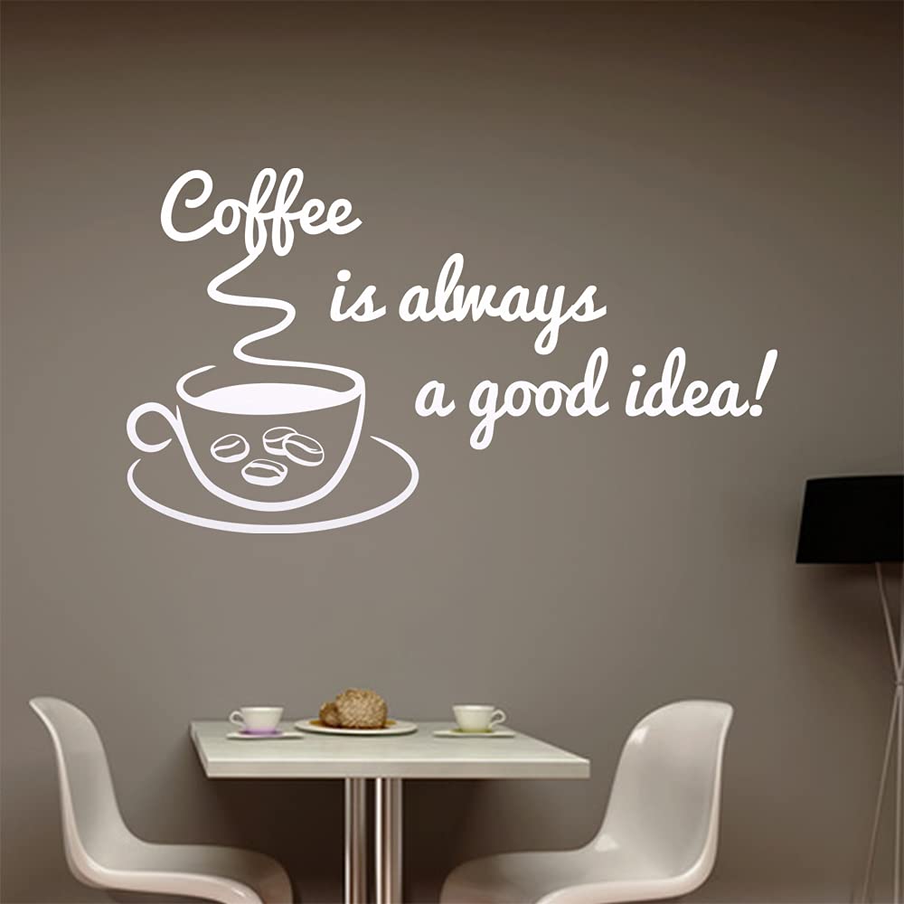 Kiwistar Coffee is Always a Good Idea! Adesivo da parete in 6 misure