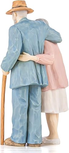 Miniatura 4 de Couple Collectible Figurines, Love Statue, Sculpted Hand-Painted Sweet Loving Together Figure, Anniversary Wedding Valentine's Day Gift for Wife