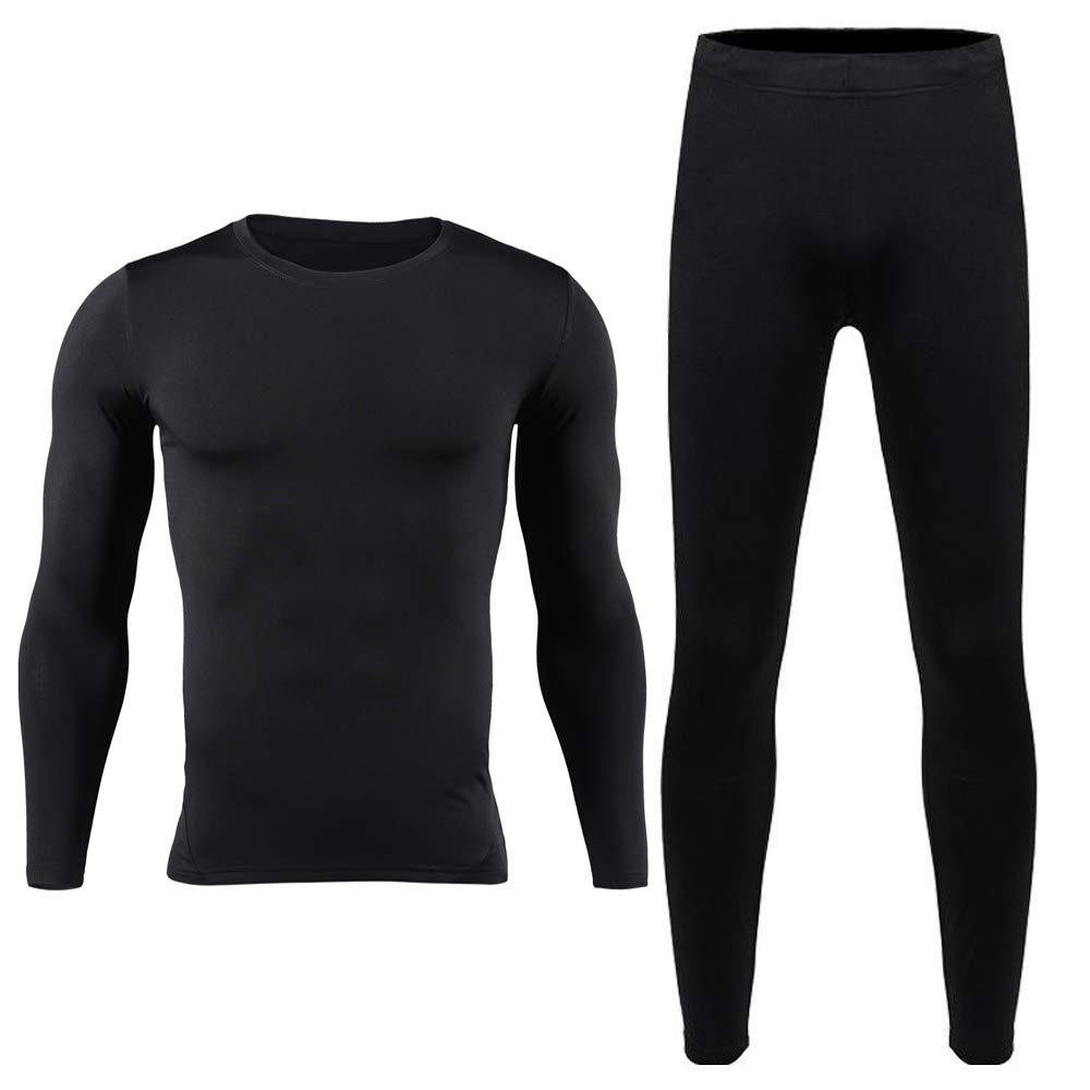 Thermal Underwear for Men Long Johns Base Layer Fleece Lined Winter Warm