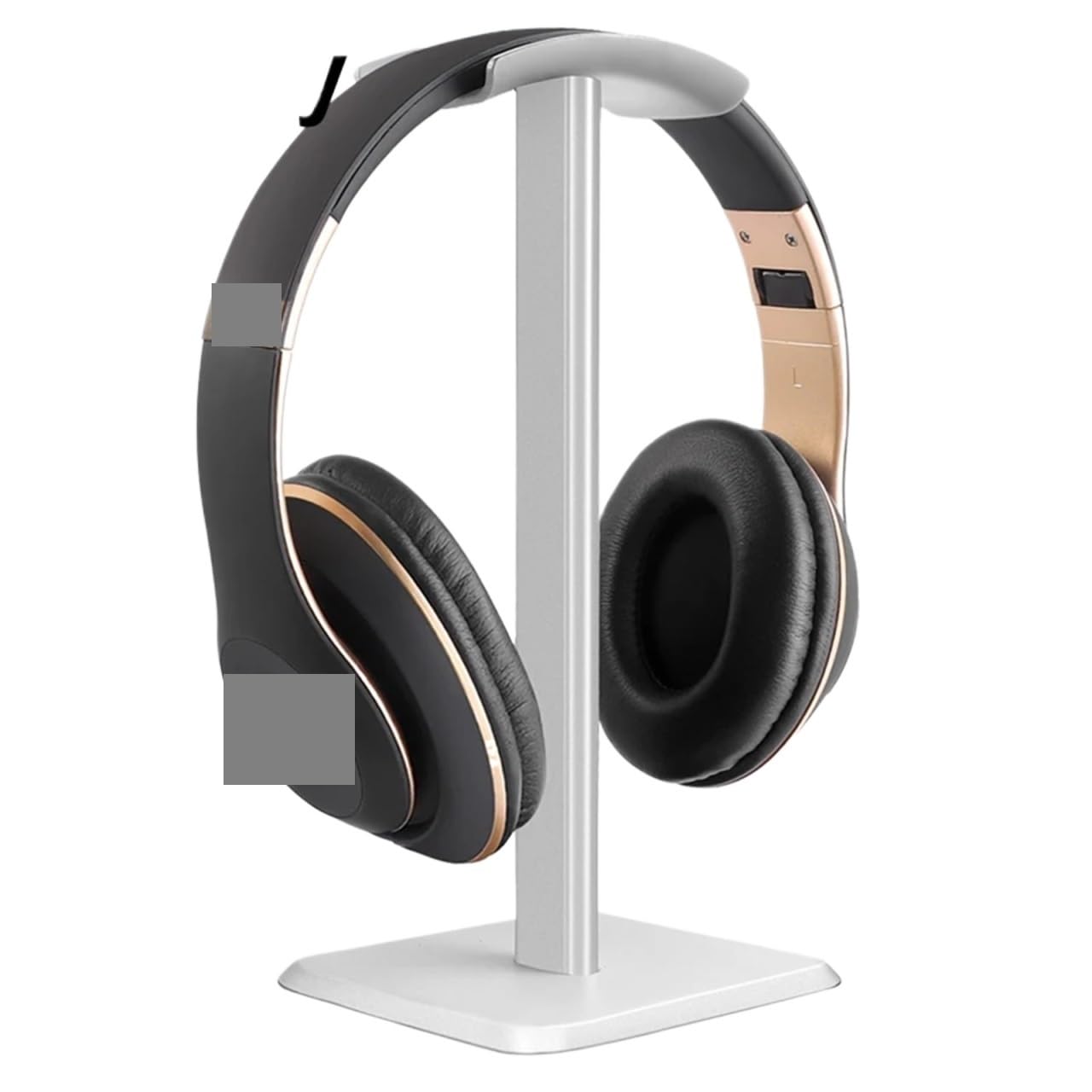 Supporto Per Cuffie 2 pezzi in lega di alluminio for cuffie supporto for cuffie supporto for rack gancio for giocatori gancio for PC gaming telefoni cellulari desktop Per La Scrivania(Silver)
