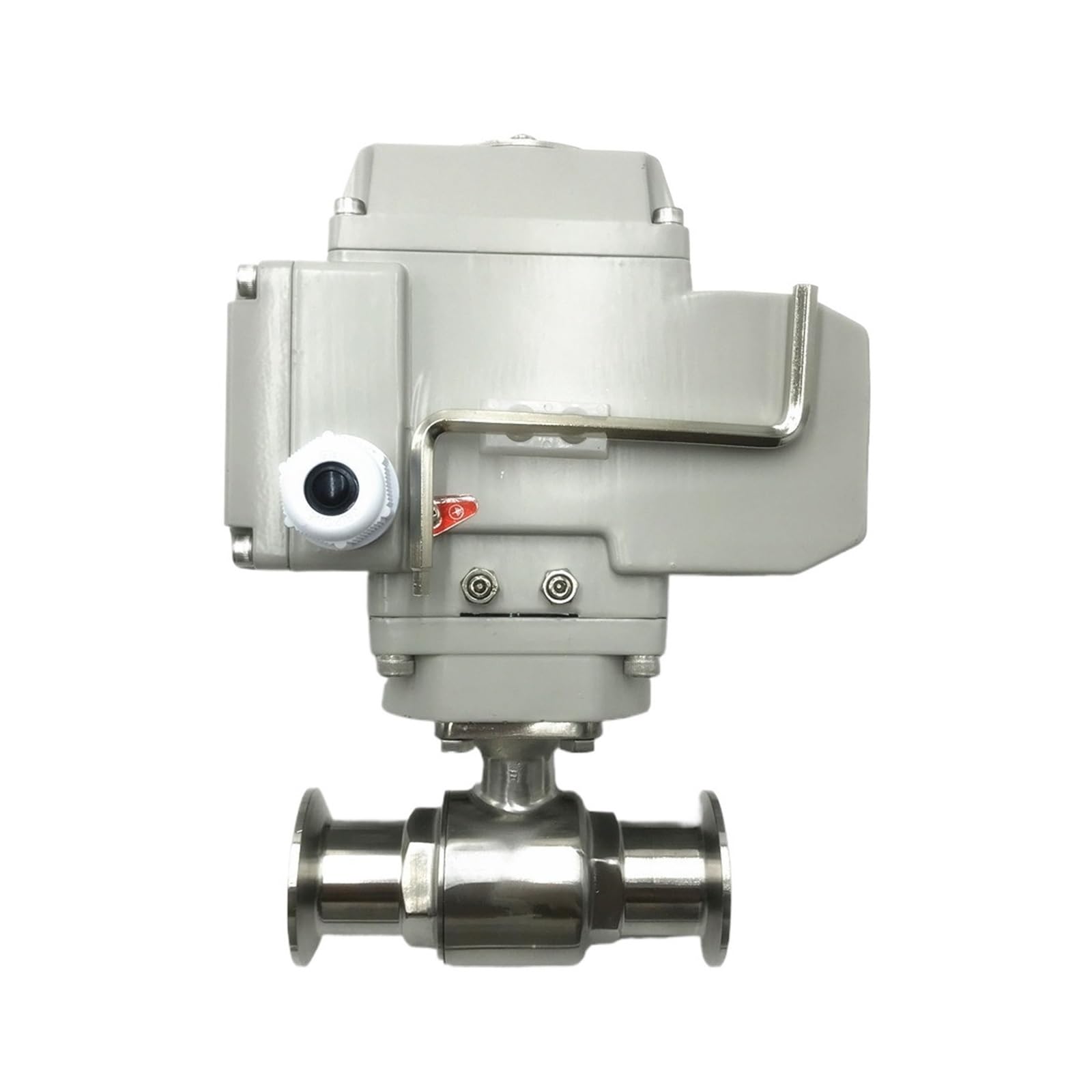 AC220V 2-1/2" Motorized Ball Valve Stainless Steel 304 Tri Clamp 77MM