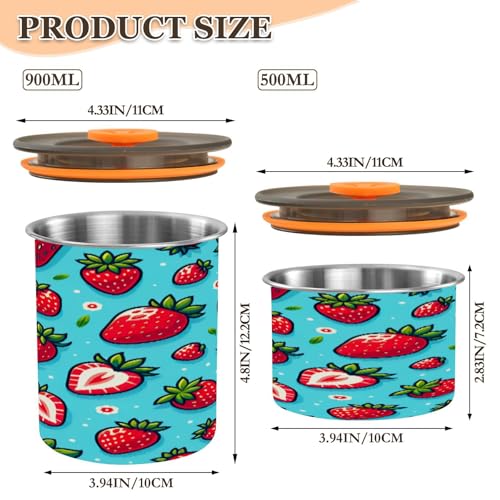 Envase Hermético para Café de Acero Inoxidable 17oz miniatura 2