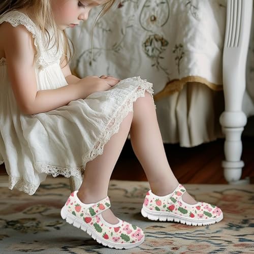 Coloranimal Mary Jane Shoes Girls' Flats Uniform Shoes for Girls Dress Shoes Princess Shoes Ballet Flats Buckle Strap Back to School Footwear4