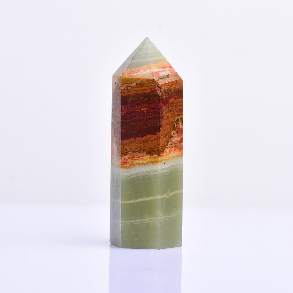 Baguette de cristal de quartz et jade naturel 60-70mm pour l'artisanat