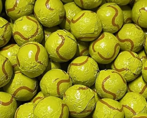 Thompson Chocolate Foil Wrapped Tennis Balls - 2 lb.
