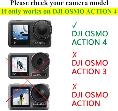 Image of M.G.R.J Tempered Glass Screen Protector for DJI Osmo Action 4 Outdoor Camera (Released 2023)