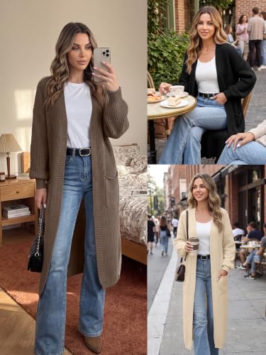 LILLUSORY Oversized Cardigan Sweaters use NC0VZKSJ - image 6