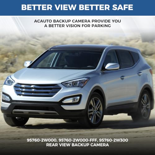 Image of Rearview Camera Backup Camera Fit for Hyundai Santa 2.0L 2.4L 2013-2016 | OE: 95760-2W000 95760-2W000-FFF 95760-2W300