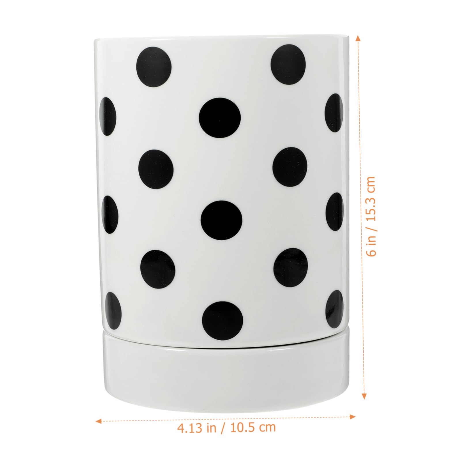 Cabilock Soporte Capa de Cerámica para Utensilios Doble Cocina Escurridor y Accesorio Funcional Almacenamiento para Palillos Cubiertos para Encimera