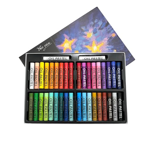 オイルパステルセット ソフトクレパス 画材 絵の具 アートクレヨン 鮮やかで明るい色を描き出せる 繊細な質感 クリーム生地で柔らかい 滑らかな描き心地で使いやすい 専門アーティスト 初心者 子供に向け お絵描き 12/24/36/48色 (36色・38本セット)