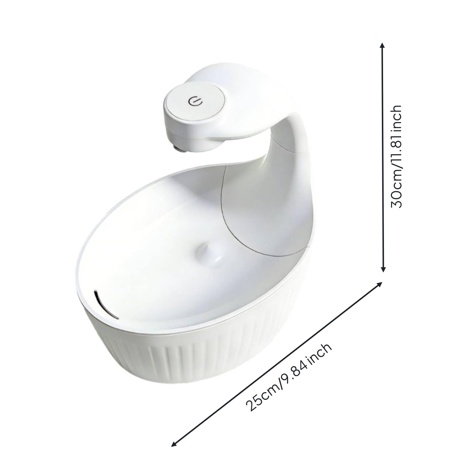 Fuente Filtrante Inalámbrica Filtrado Continuo Recipiente de Agua sin Cables Cables Recipiente de Agua con Movimiento para Gatos