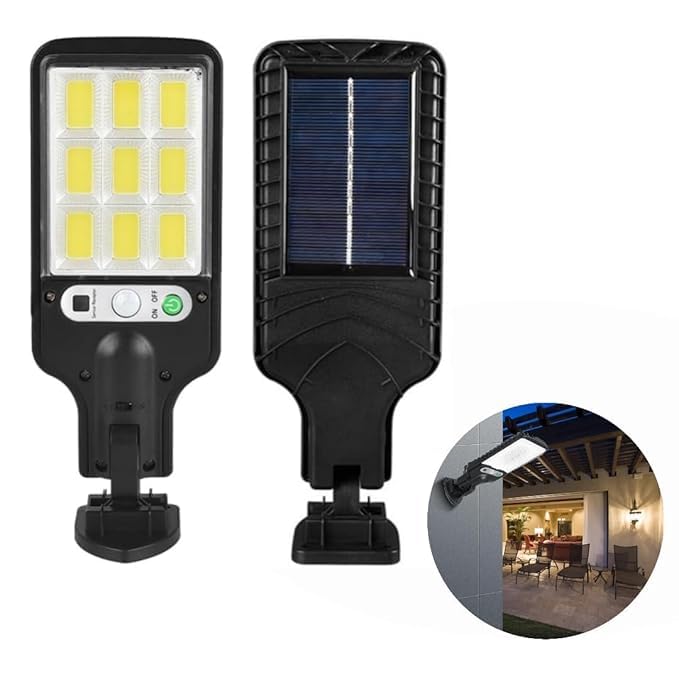Brikipth Solar Street Light Outdoor Waterproof with Motion Sensor and Dusk to Dawn for Garden Street, Lawn, Patios and Pathways-image-28