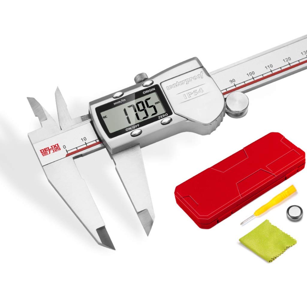 Suwalizki Elektroniczny Cyfrowy Cyfrowy Zacisk Ze Stali Nierdzewnej Vernier Caliper High Precision Industrial Pomiar Narzędzia Zakres: 0-150mm