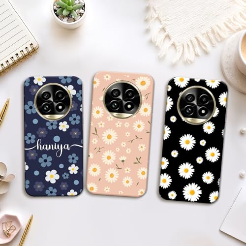 Image of COLORflow Back Cover Compatible with Realme 13 Pro 5G / 13 Pro Plus 5G | Daisy Garden Customized Back Cover Compatible with Realme 13 Pro 5G / 13 Pro Plus 5G