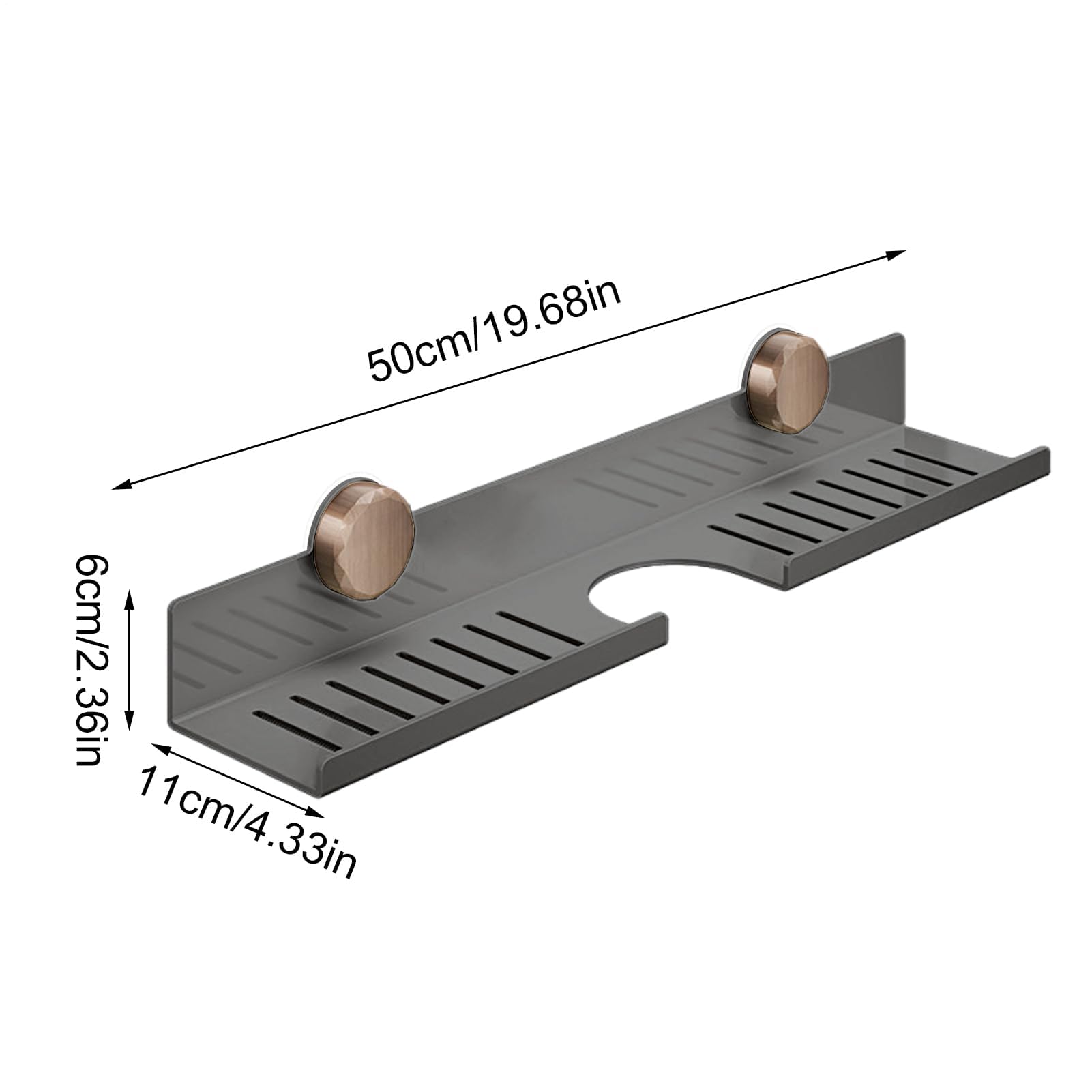 Estante de baño montado en la pared con grifo, soporte de exhibición de acero al carbono para perfume, baño, cocina, solución de almacenamiento elegante y funcional para hogares modernos